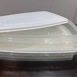 Set of 2 Rubbermaid Servin Saver Deviled-Egg Containers